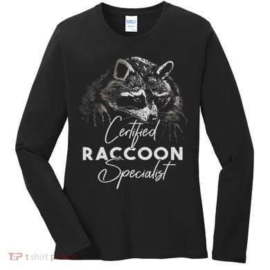 Certified Raccoon Specialist Women's Long Sleeve Shirt