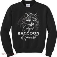 Certified Raccoon Specialist Kids Sweatshirt thumb 0
