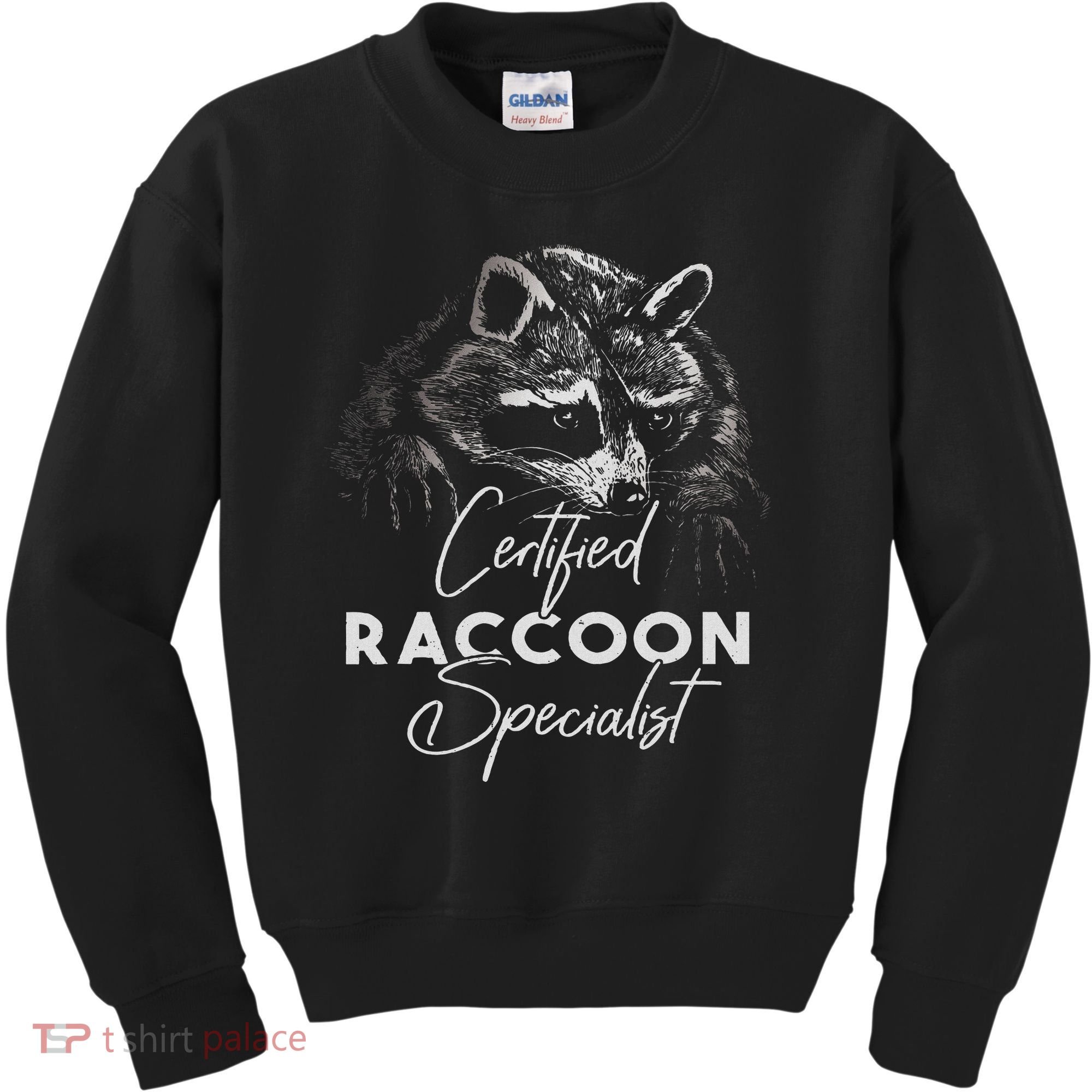 Certified Raccoon Specialist Kids Sweatshirt