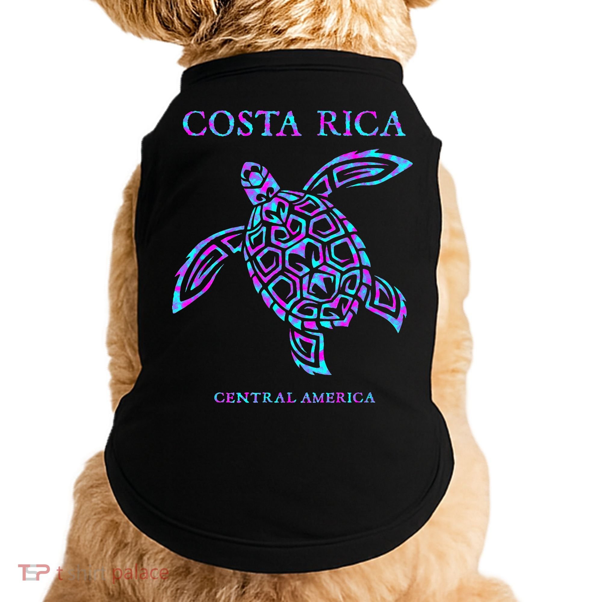 Costa Rica Sea Turtle Girls Doggie Tank