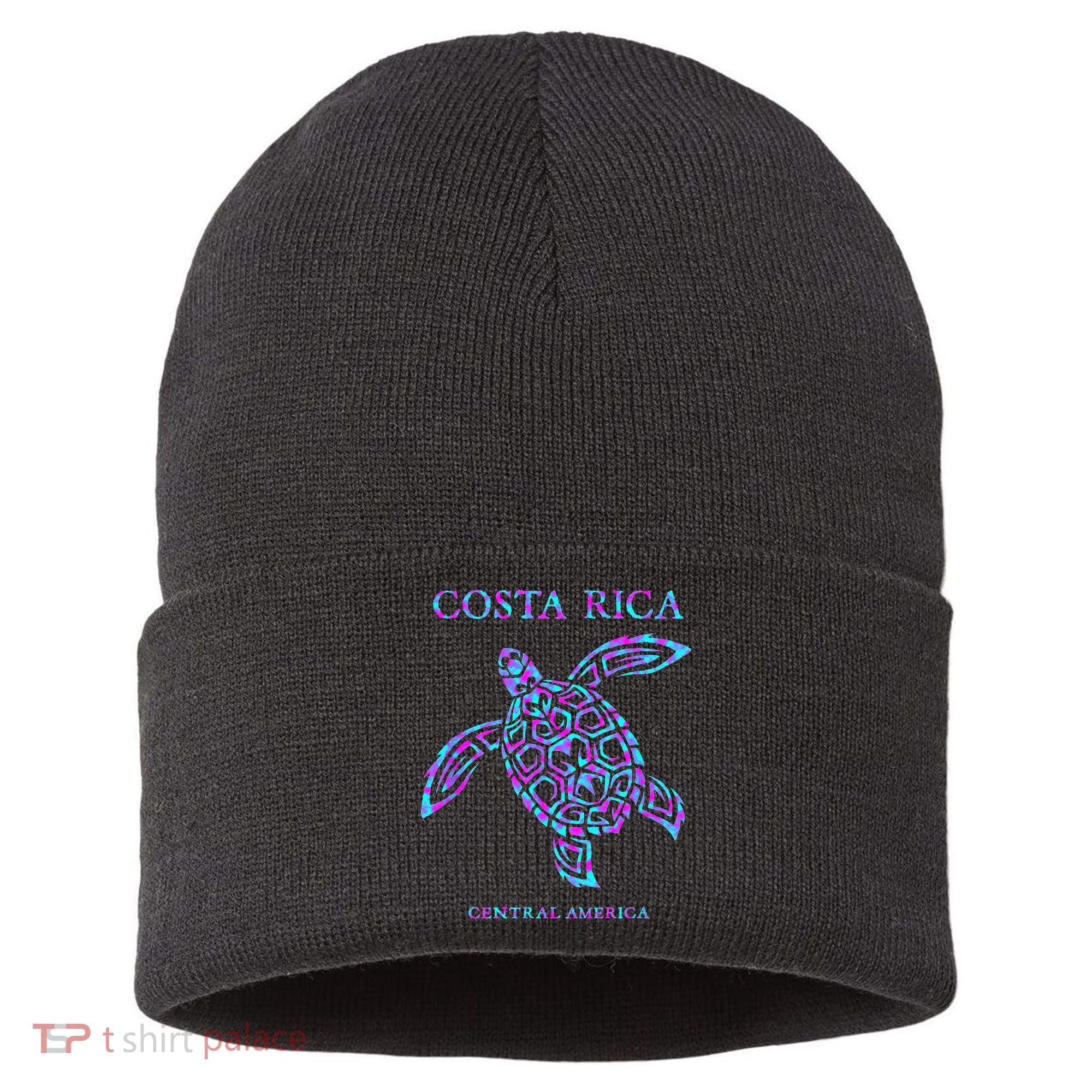 Costa Rica Sea Turtle Girls Sustainable Knit Beanie