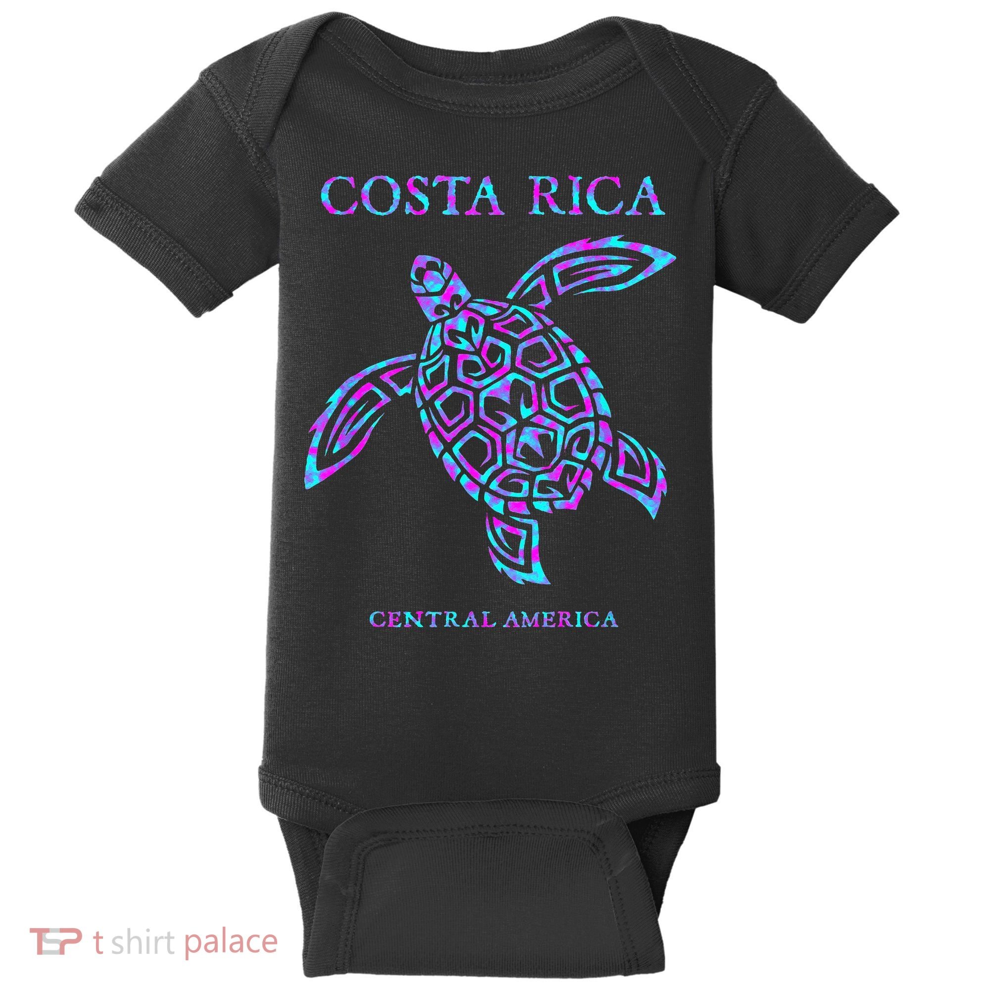 Costa Rica Sea Turtle Girls Baby Bodysuit