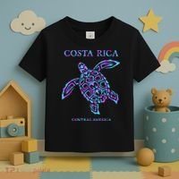 Costa Rica Sea Turtle Girls Toddler T-Shirt thumb 3