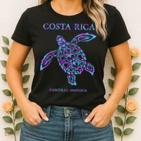 Costa Rica Sea Turtle Girls Women's T-Shirt thumb 2