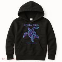 Costa Rica Sea Turtle Girls Kids Hoodie thumb 0