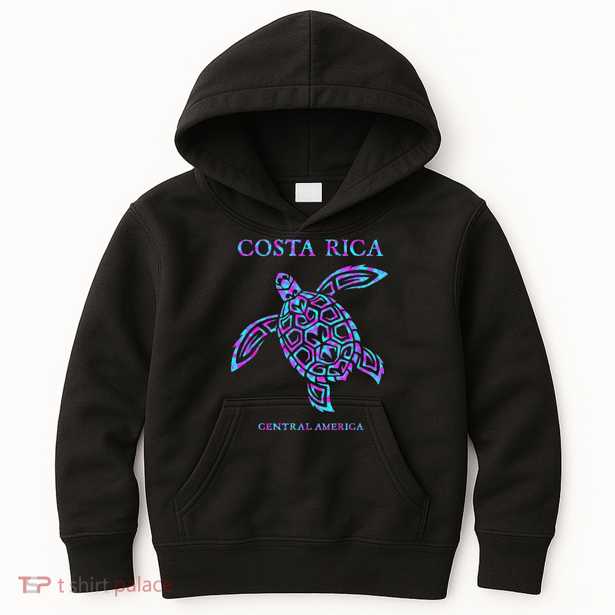 Costa Rica Sea Turtle Girls Kids Hoodie