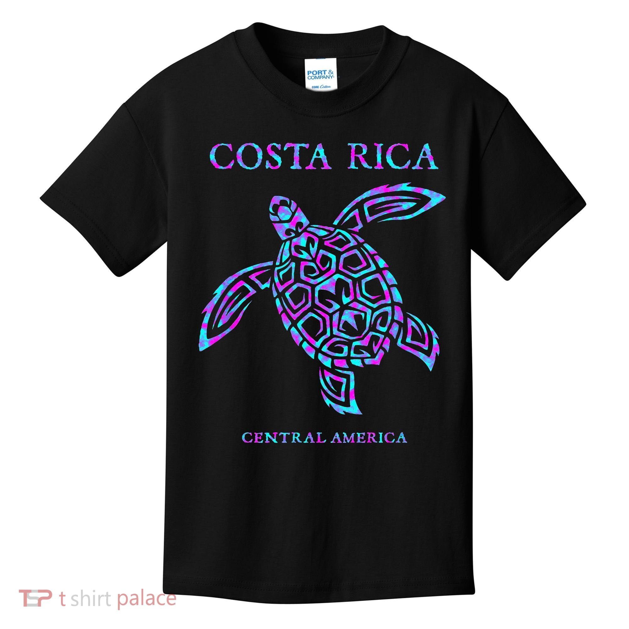 Costa Rica Sea Turtle Girls Kids T-Shirt