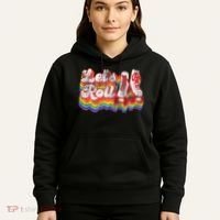 Cool Roller Skating Skate Girl 1970S Retro Hoodie thumb 5
