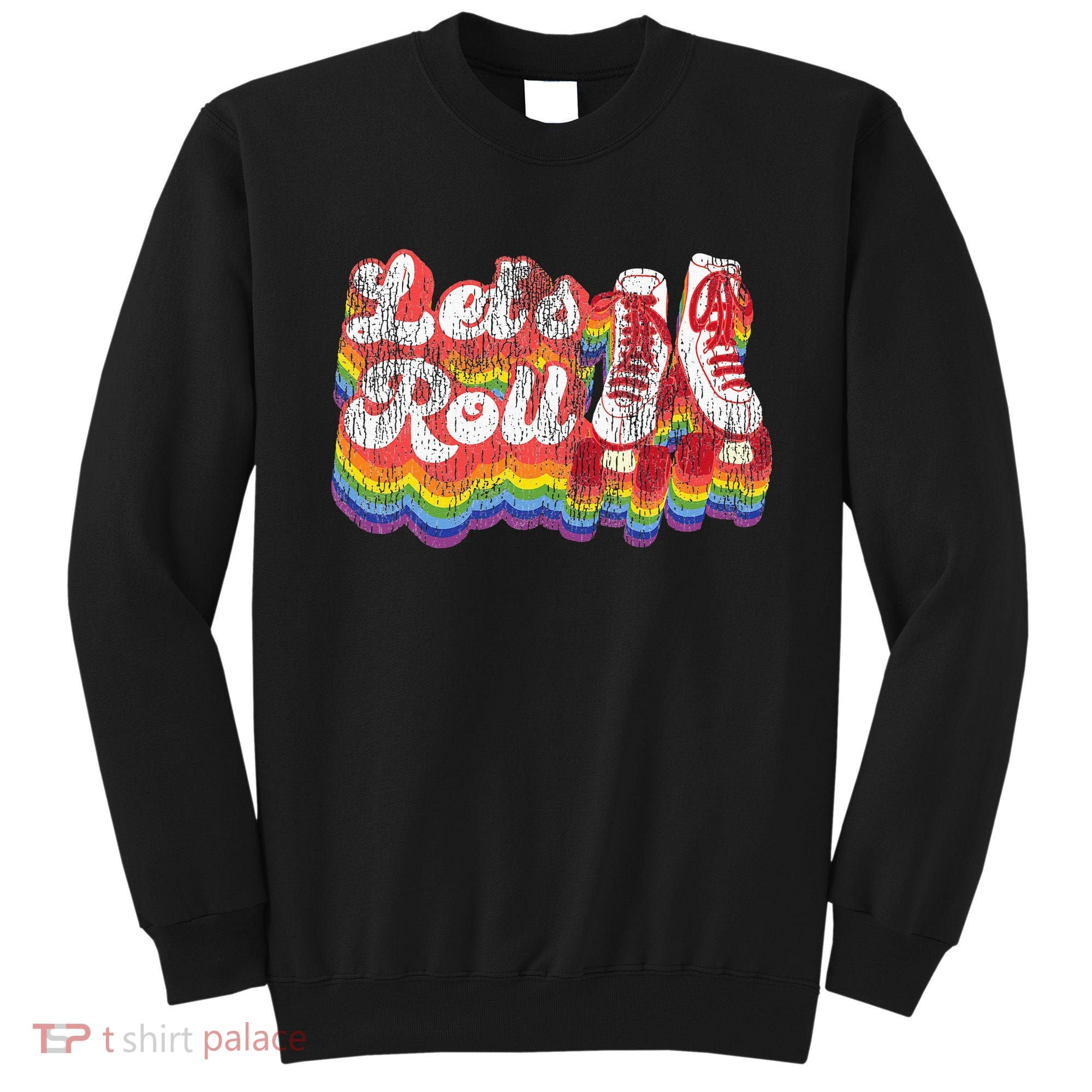 Cool Roller Skating Skate Girl 1970S Retro Sweatshirt