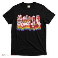 Cool Roller Skating Skate Girl 1970S Retro T-Shirt thumb 0