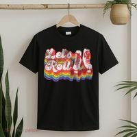 Cool Roller Skating Skate Girl 1970S Retro T-Shirt thumb 2