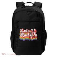 Cool Roller Skating Skate Girl 1970S Retro Backpack thumb 0