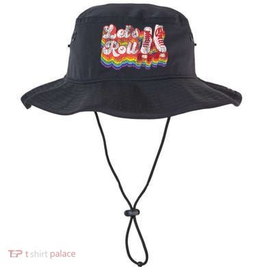 Cool Roller Skating Skate Girl 1970S Retro Bucket Hat