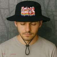Cool Roller Skating Skate Girl 1970S Retro Bucket Hat thumb 2