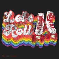Cool Roller Skating Skate Girl 1970S Retro Beanie thumb 2
