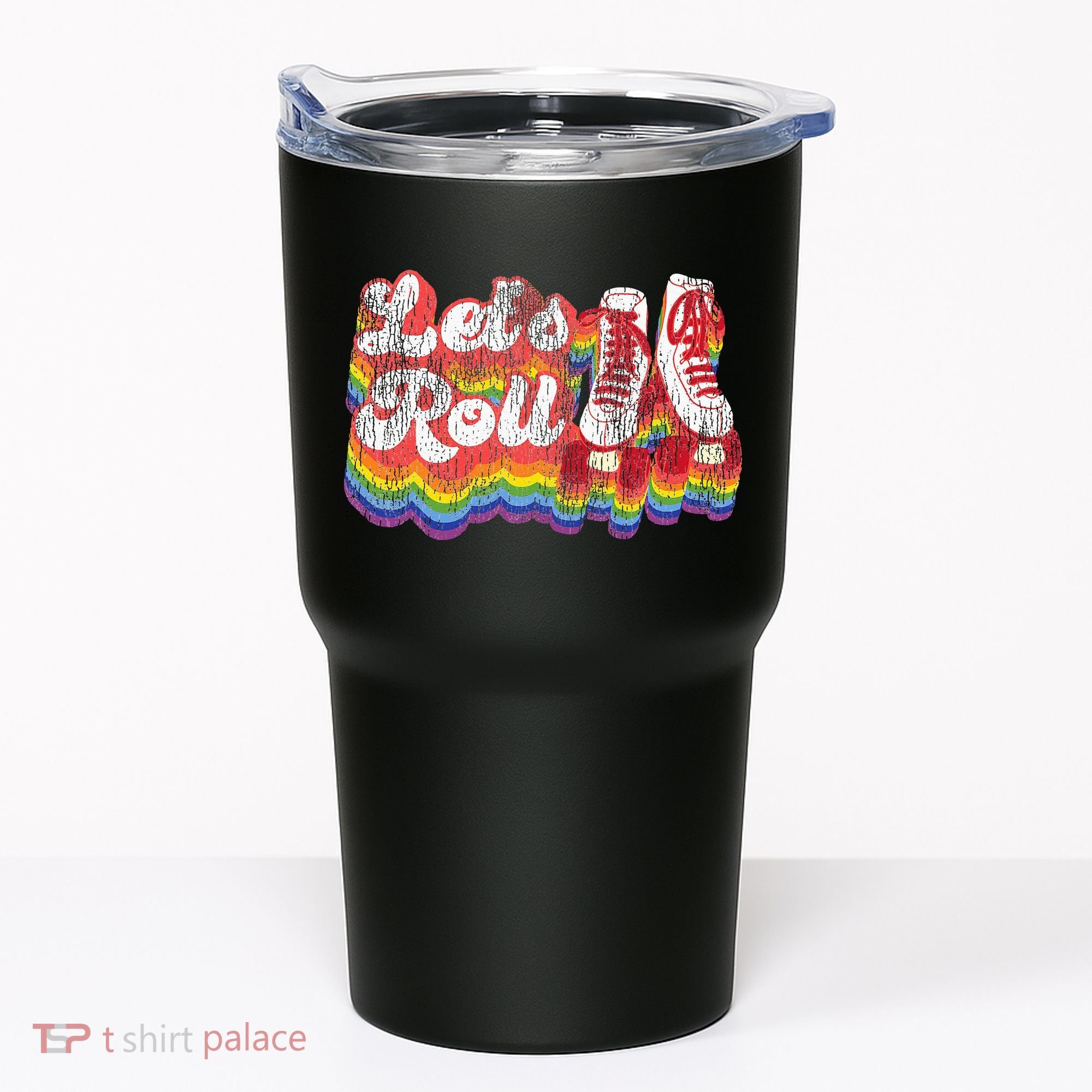 Cool Roller Skating Skate Girl 1970S Retro Tumbler