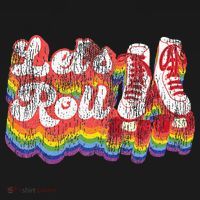 Cool Roller Skating Skate Girl 1970S Retro Toddler Hoodie thumb 2