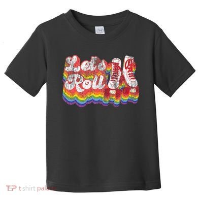 Cool Roller Skating Skate Girl 1970S Retro Toddler T-Shirt