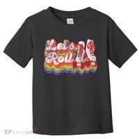 Cool Roller Skating Skate Girl 1970S Retro Toddler T-Shirt thumb 0