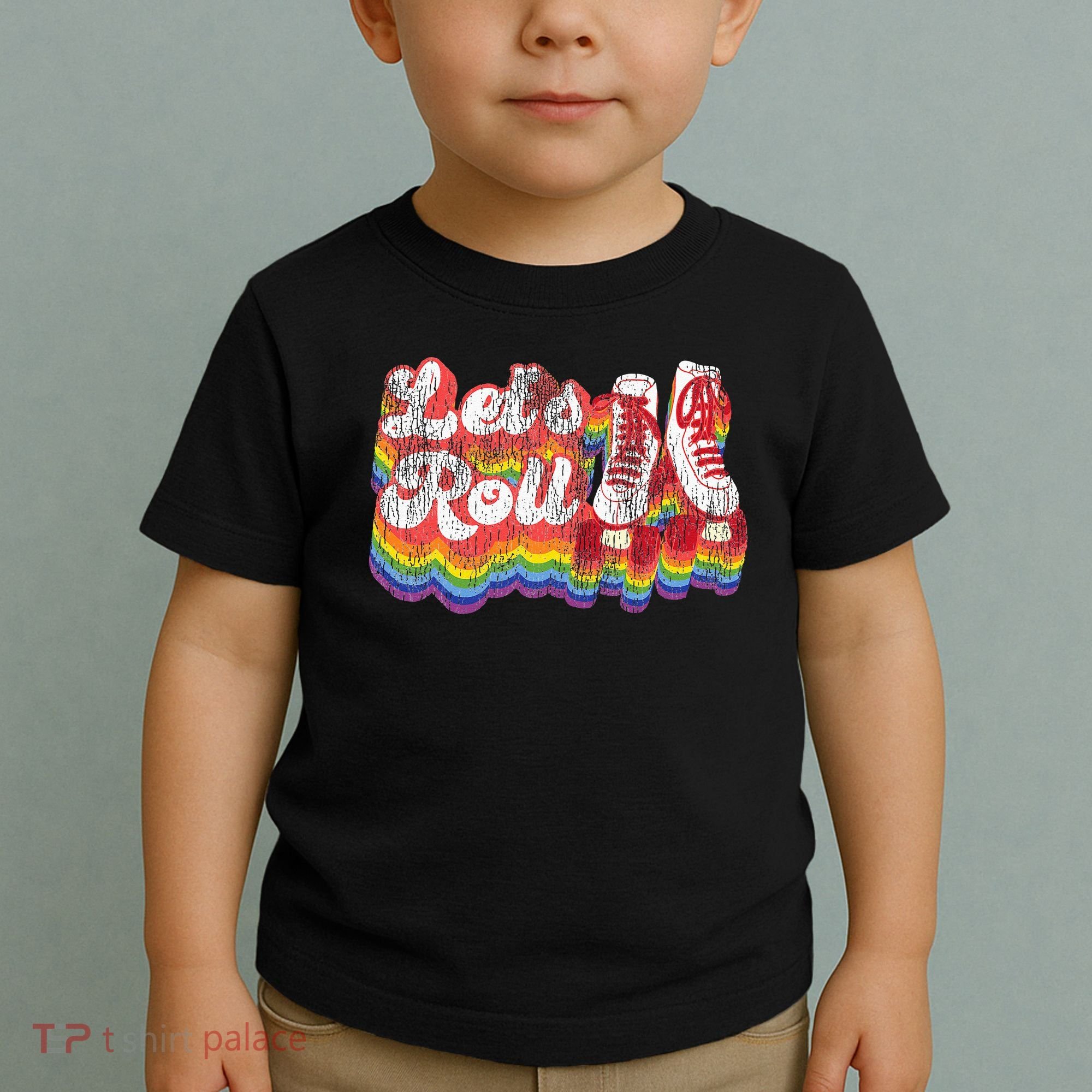 Cool Roller Skating Skate Girl 1970S Retro Toddler T-Shirt