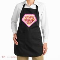 Cute Retro Super Mom Gift For Mother Apron thumb 2