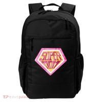 Cute Retro Super Mom Gift For Mother Backpack thumb 0
