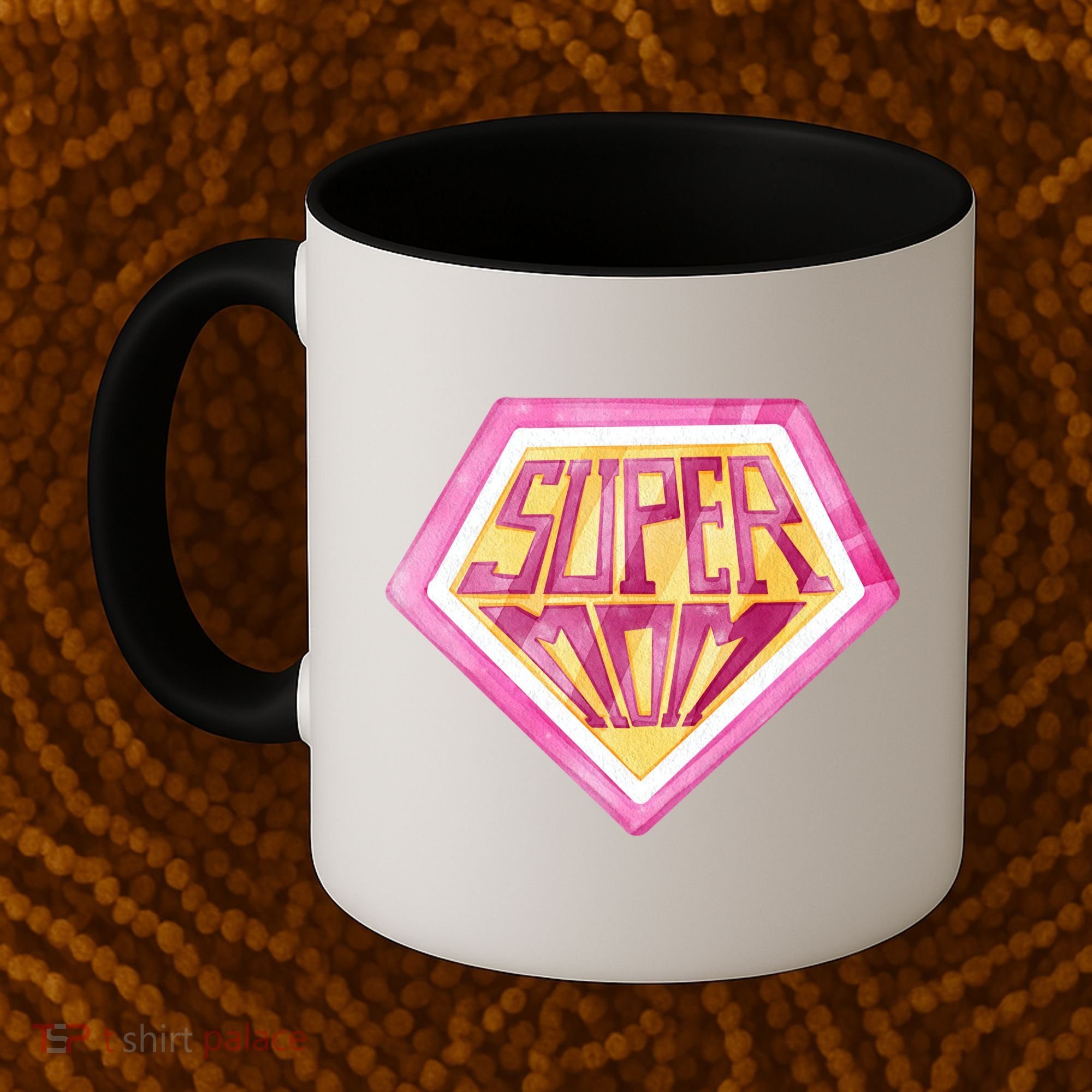 Cute Retro Super Mom Gift For Mother Coffee Mug