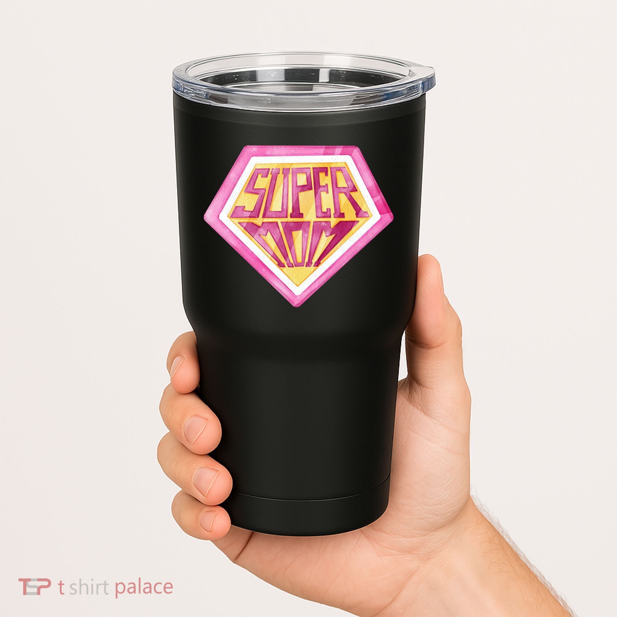 Cute Retro Super Mom Gift For Mother Tumbler