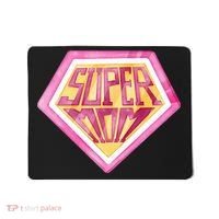 Cute Retro Super Mom Gift For Mother Mousepad thumb 0