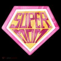 Cute Retro Super Mom Gift For Mother Mousepad thumb 1