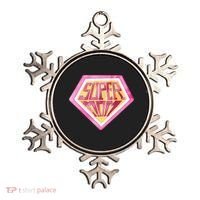 Cute Retro Super Mom Gift For Mother Ornament thumb 0