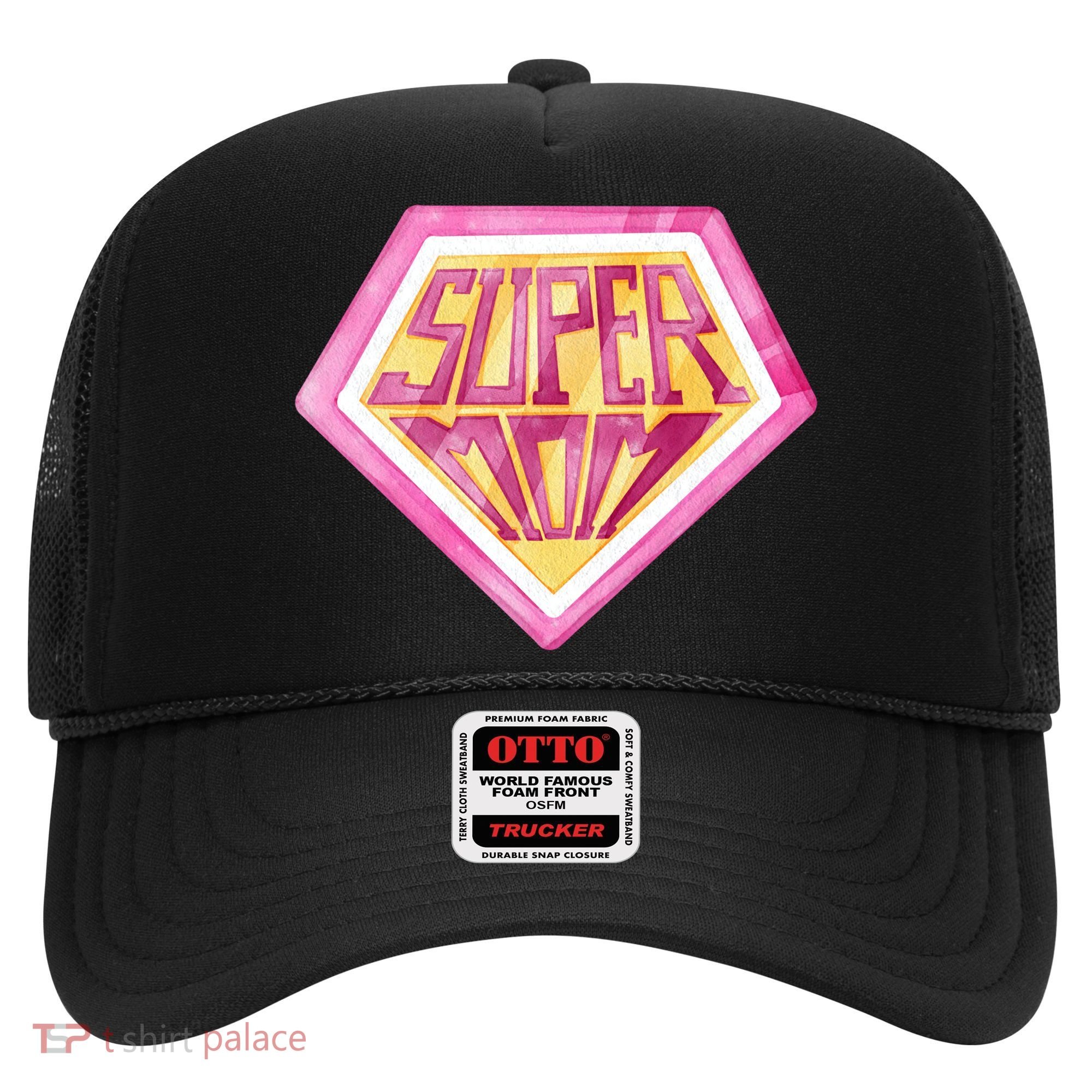 Cute Retro Super Mom Gift For Mother Hat