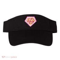 Cute Retro Super Mom Gift For Mother Visor thumb 0