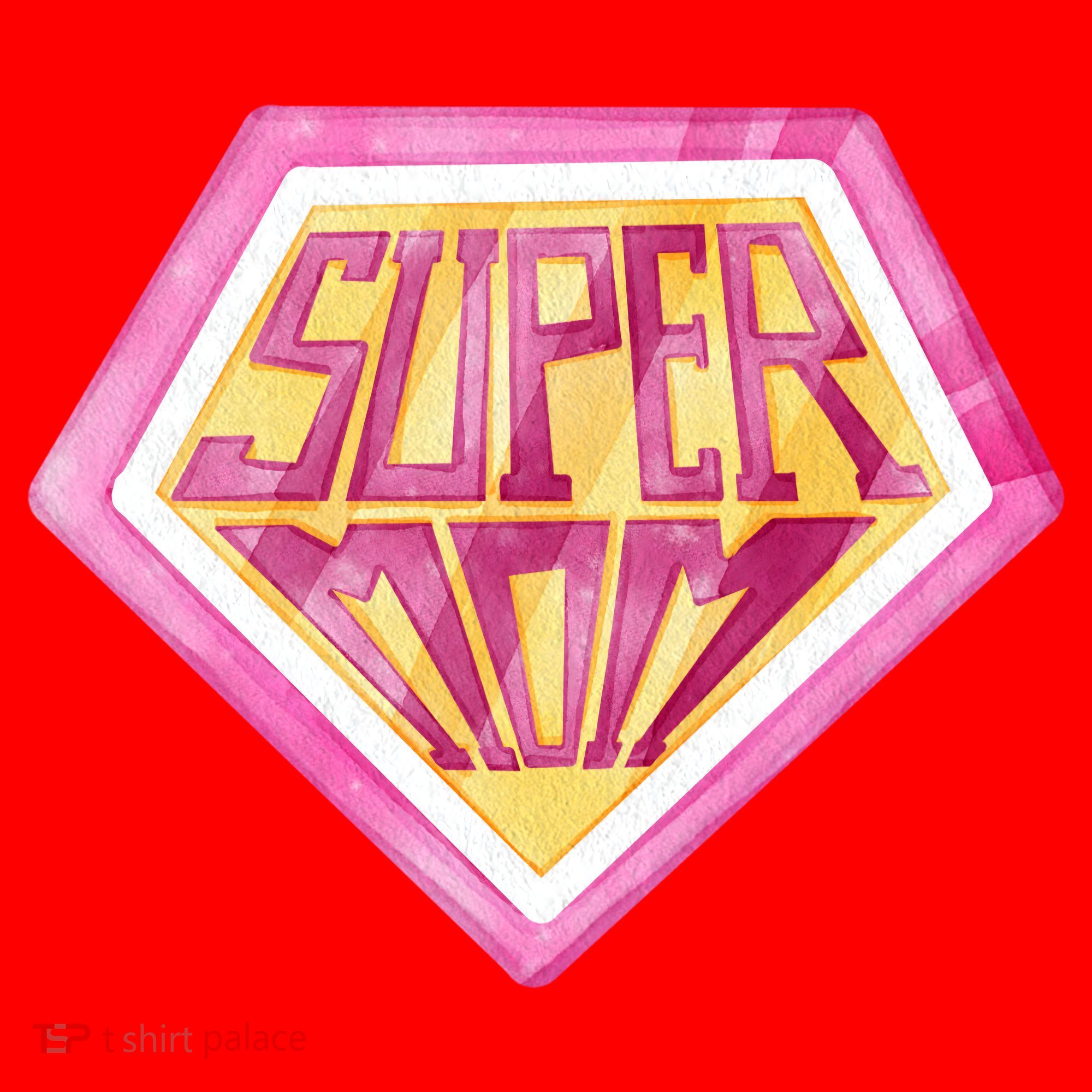 Cute Retro Super Mom Gift For Mother Santa Hat