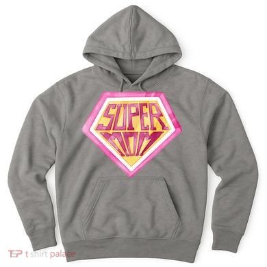 Cute Retro Super Mom Gift For Mother Hoodie