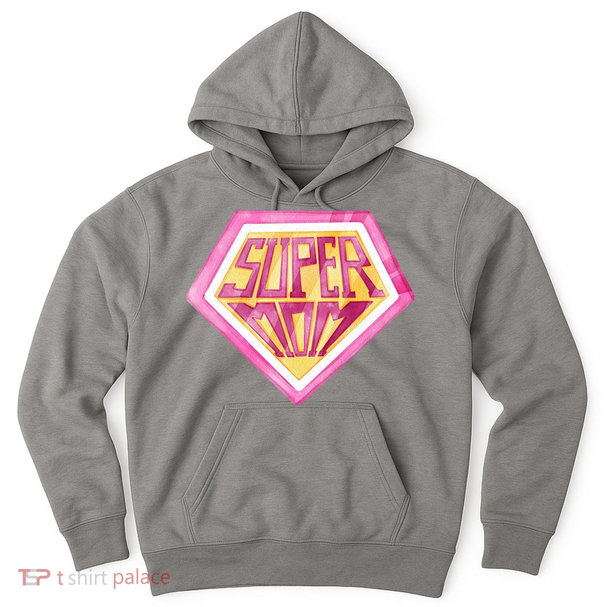 Cute Retro Super Mom Gift For Mother Hoodie