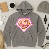 Cute Retro Super Mom Gift For Mother Hoodie thumb 3