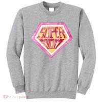 Cute Retro Super Mom Gift For Mother Sweatshirt thumb 0
