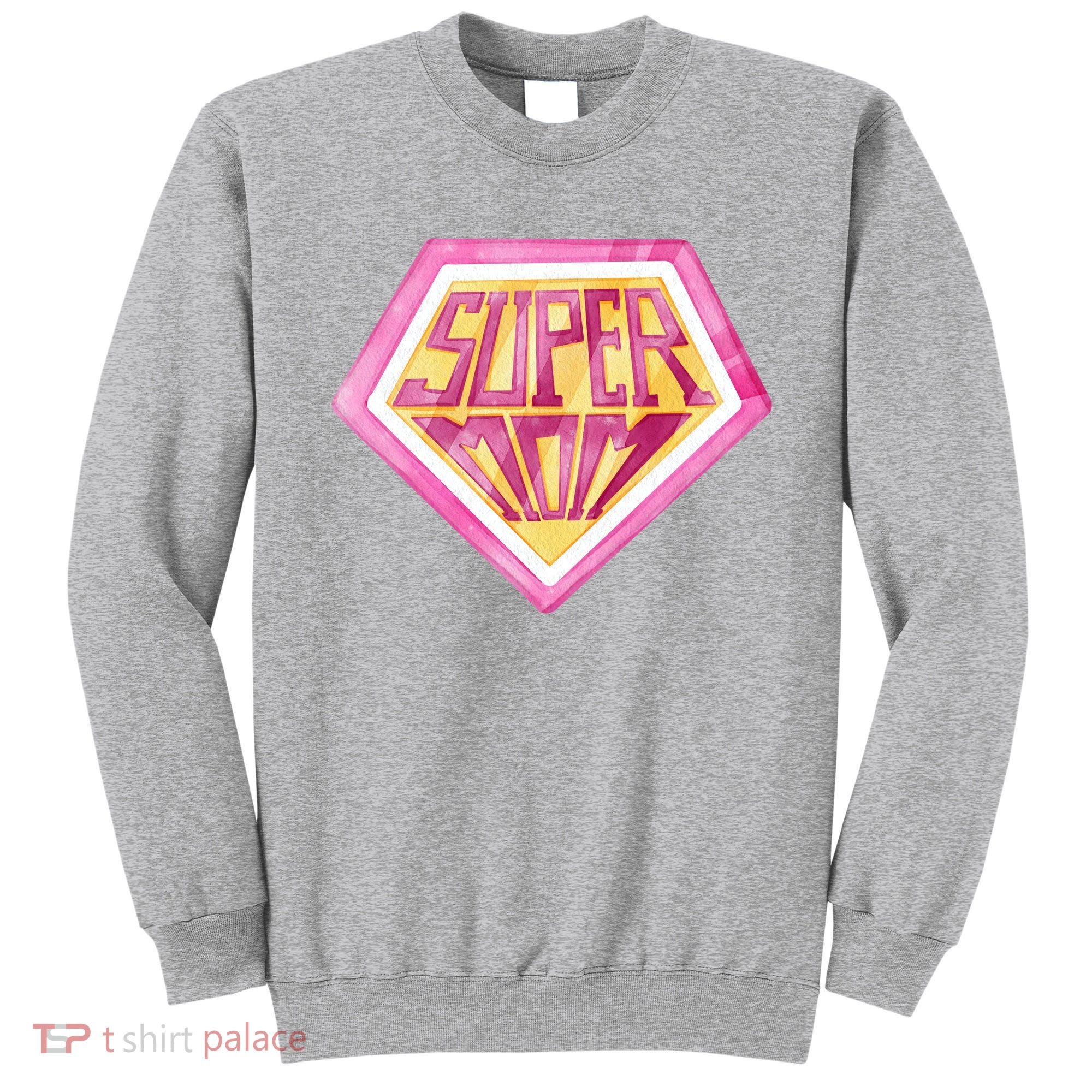Cute Retro Super Mom Gift For Mother Sweatshirt
