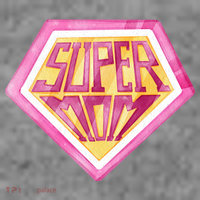 Cute Retro Super Mom Gift For Mother Sweatshirt thumb 3