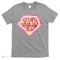Cute Retro Super Mom Gift For Mother T-Shirt thumb 0
