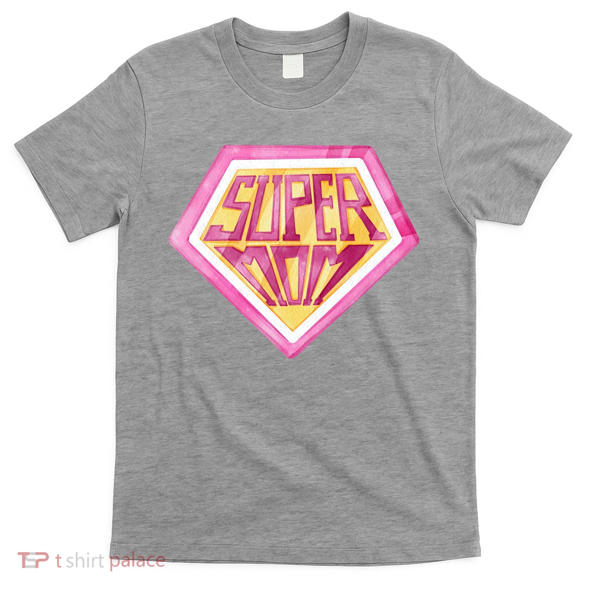 Cute Retro Super Mom Gift For Mother T-Shirt