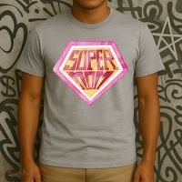 Cute Retro Super Mom Gift For Mother T-Shirt thumb 3