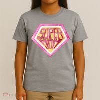 Cute Retro Super Mom Gift For Mother T-Shirt thumb 4