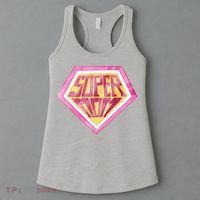 Cute Retro Super Mom Gift For Mother Women's Tank Top thumb 3