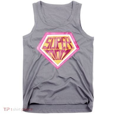 Cute Retro Super Mom Gift For Mother Tank Top