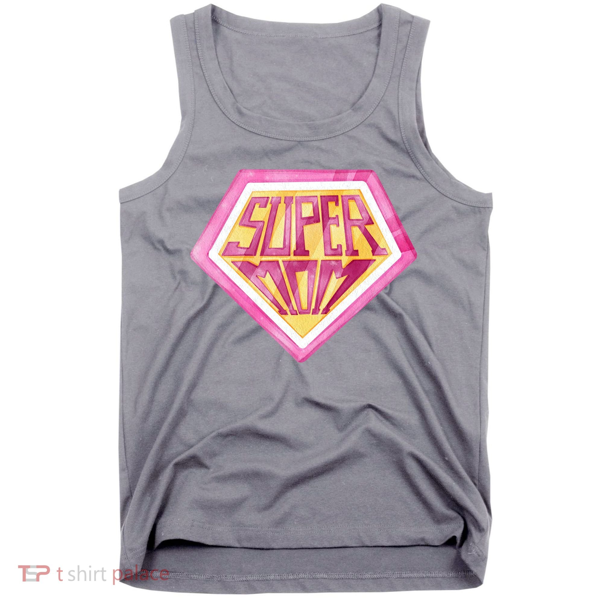 Cute Retro Super Mom Gift For Mother Tank Top
