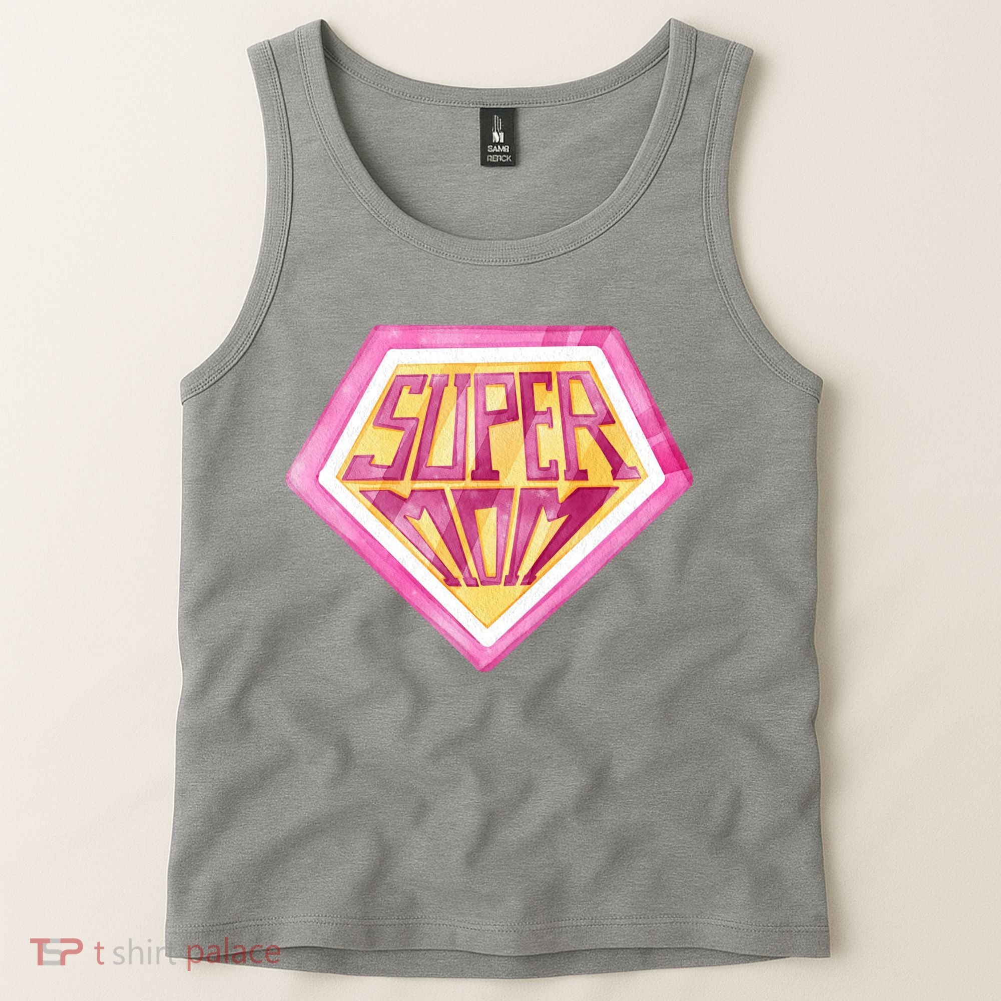 Cute Retro Super Mom Gift For Mother Tank Top