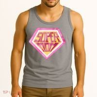 Cute Retro Super Mom Gift For Mother Tank Top thumb 3
