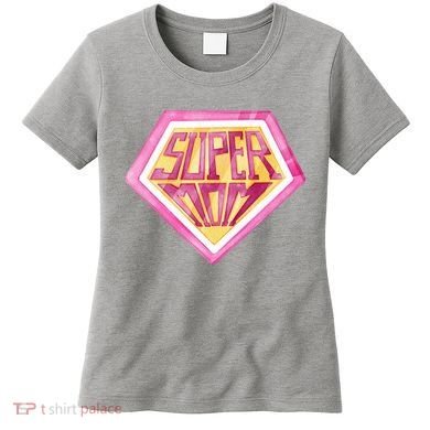 Cute Retro Super Mom Gift For Mother Women's T-Shirt